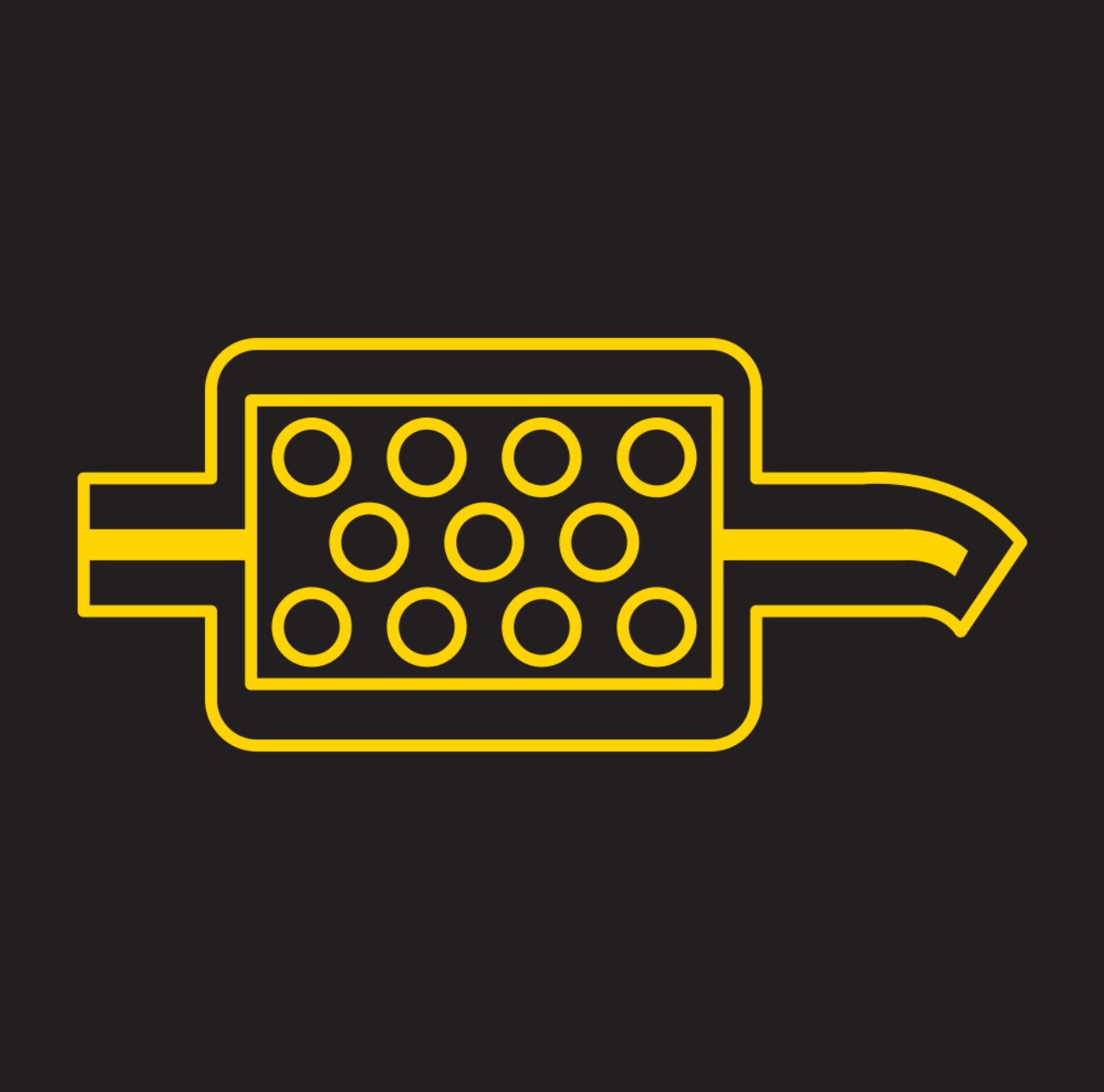 Icon Showing the DPF System Warning Light